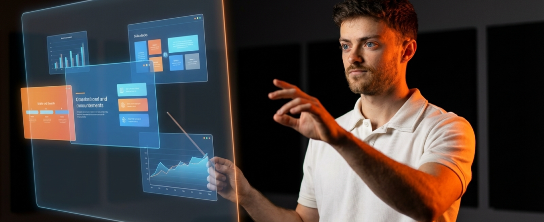 Hacer Presentaciones con IA: Guía Práctica para Crear Slides Profesionales (Sin Saber Diseñar)
